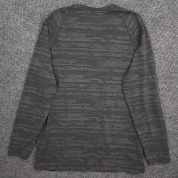 SAXX Aerator Shirt Mens Large Gray Camo Performance Running Hiking Long Sleeve - Picture 4 of 8